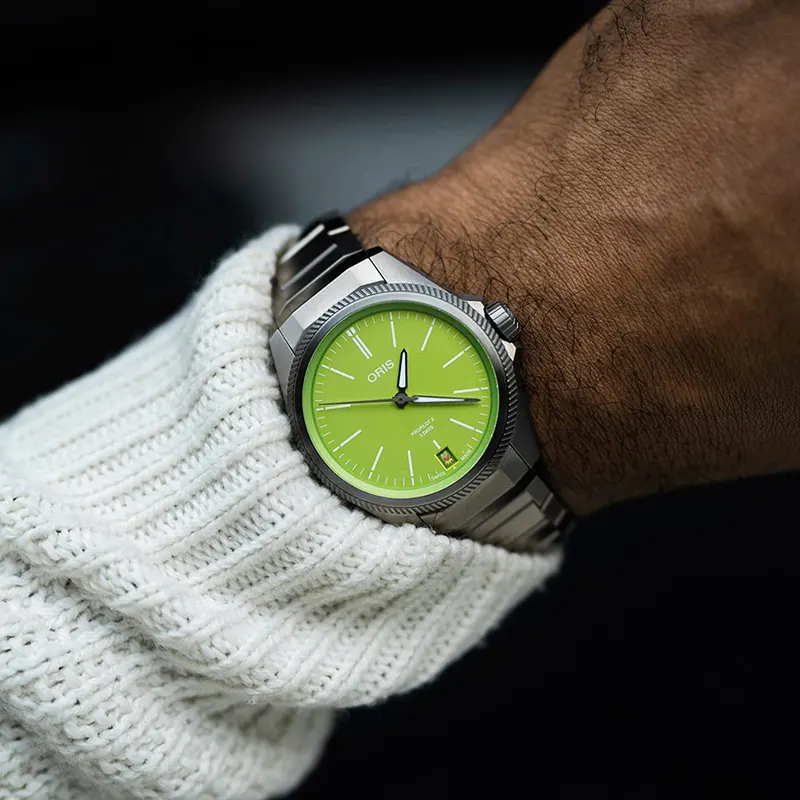 Oris ProPilot X Kermit Edition Green Dial Men's Watch | 01 400 7778 7157-Set